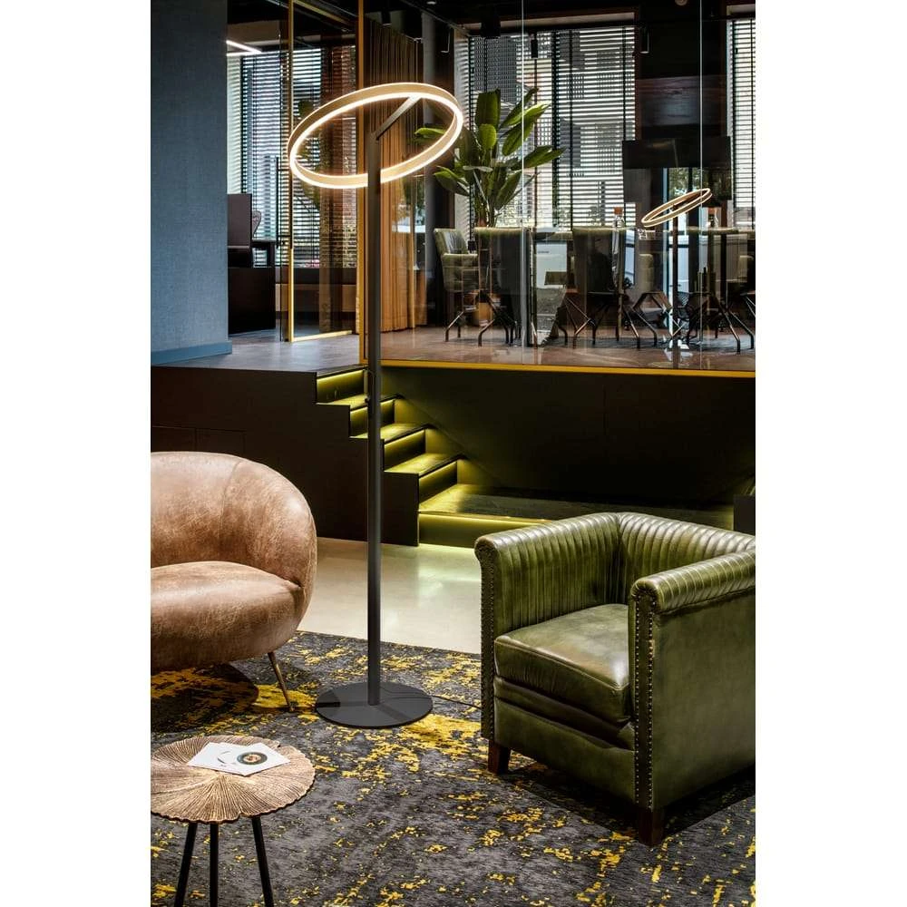 One Straight Lámpara De Pie 2700/3000K Black/Brass - SLV 2 One Straight Lámpara De Pie 2700/3000K Black/Brass - SLV - Imagen 2