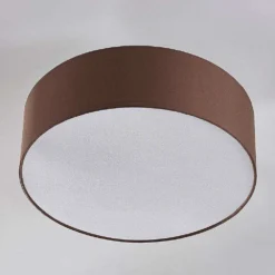 Sebatin Lámpara De Techo Ø40 Brown/White/Nickel - Lindby -Ofertas Flos Tienda 42510965031355