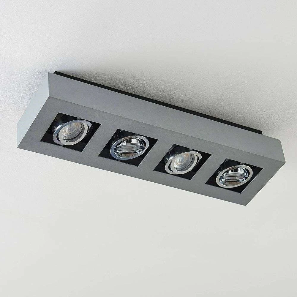 Vince 4 Lámpara De Techo Silvergrey - Arcchio 5 Vince 4 Lámpara De Techo Silvergrey - Arcchio - Imagen 5