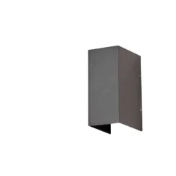 Kimian Udendørs Aplique De Pared Dark Grey - Lucande