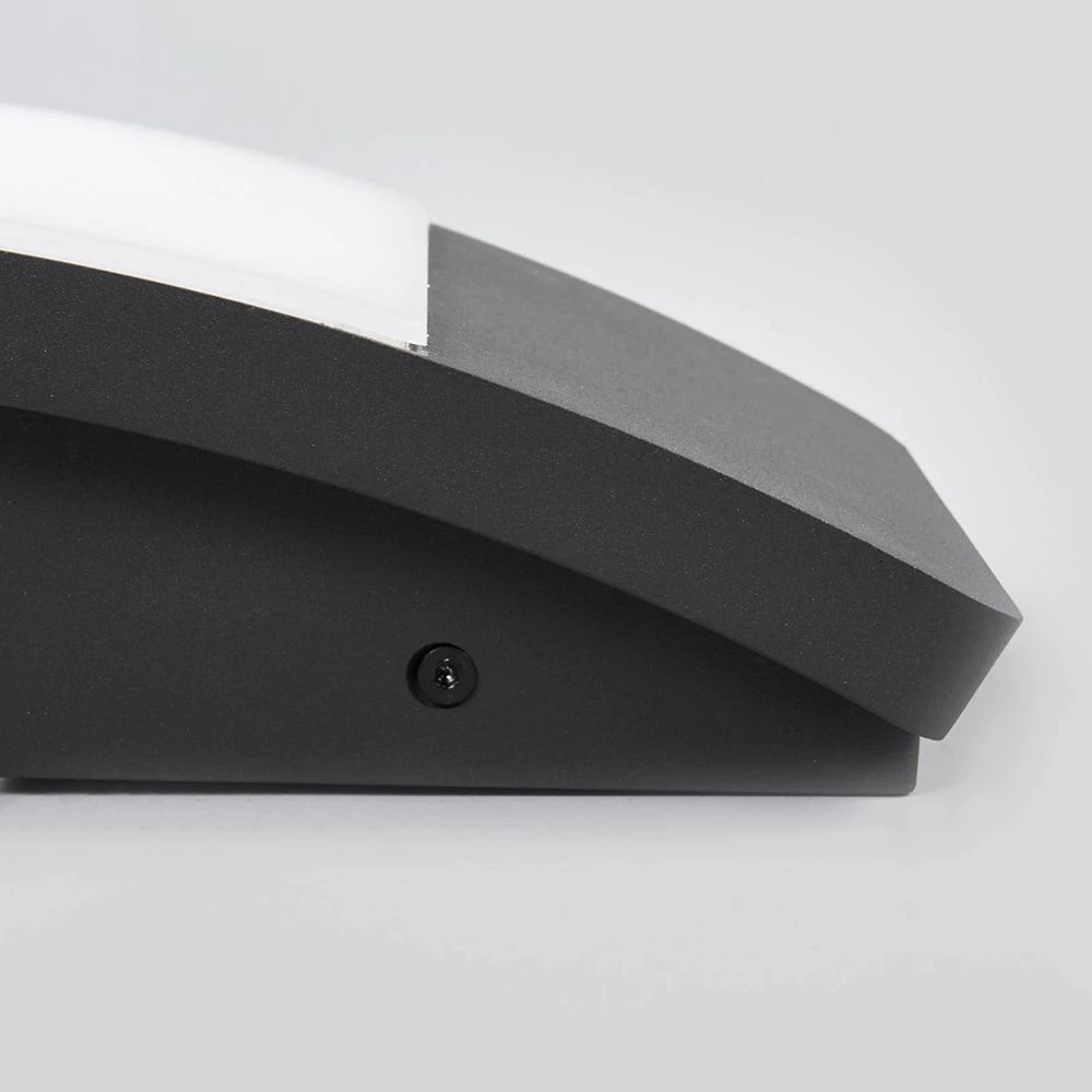 Siara Udendørs Aplique De Pared Dark Grey/White - Lucande 5 Siara Udendørs Aplique De Pared Dark Grey/White - Lucande - Imagen 5