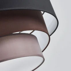 Melia Lámpara De Techo Black/Brown/Grey/Chrome - Lindby -Ofertas Flos Tienda 42510965257864