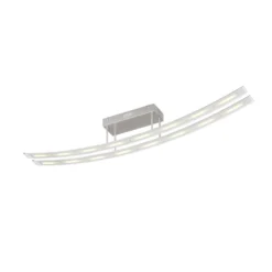 Jarda Double Lámpara De Techo Nickel - Lindby