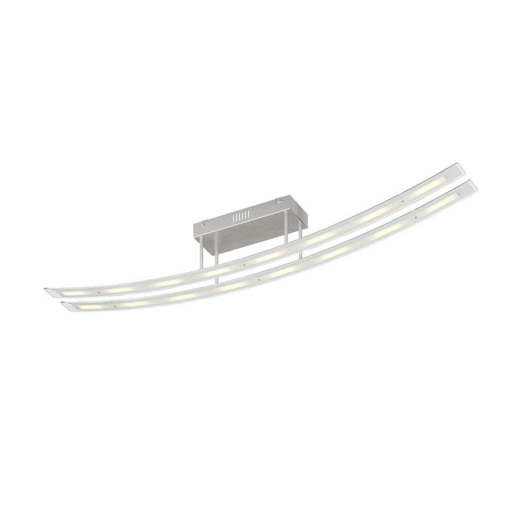 Jarda Double Lámpara De Techo Nickel - Lindby 1 Jarda Double Lámpara De Techo Nickel - Lindby