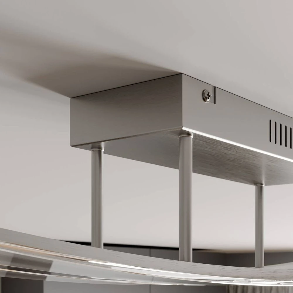 Jarda Double Lámpara De Techo Nickel - Lindby 4 Jarda Double Lámpara De Techo Nickel - Lindby - Imagen 4