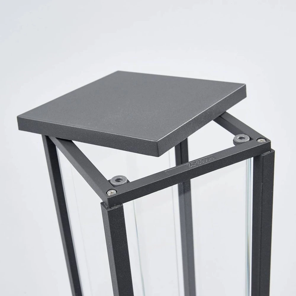 Annalea Lámpara Exterior/Jardín H50 Dark Grey/Clear - Lucande 3 Annalea Lámpara Exterior/Jardín H50 Dark Grey/Clear - Lucande - Imagen 3