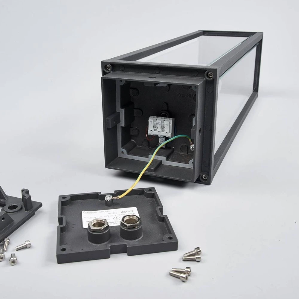 Annalea Lámpara Exterior/Jardín H50 Dark Grey/Clear - Lucande 6 Annalea Lámpara Exterior/Jardín H50 Dark Grey/Clear - Lucande - Imagen 6