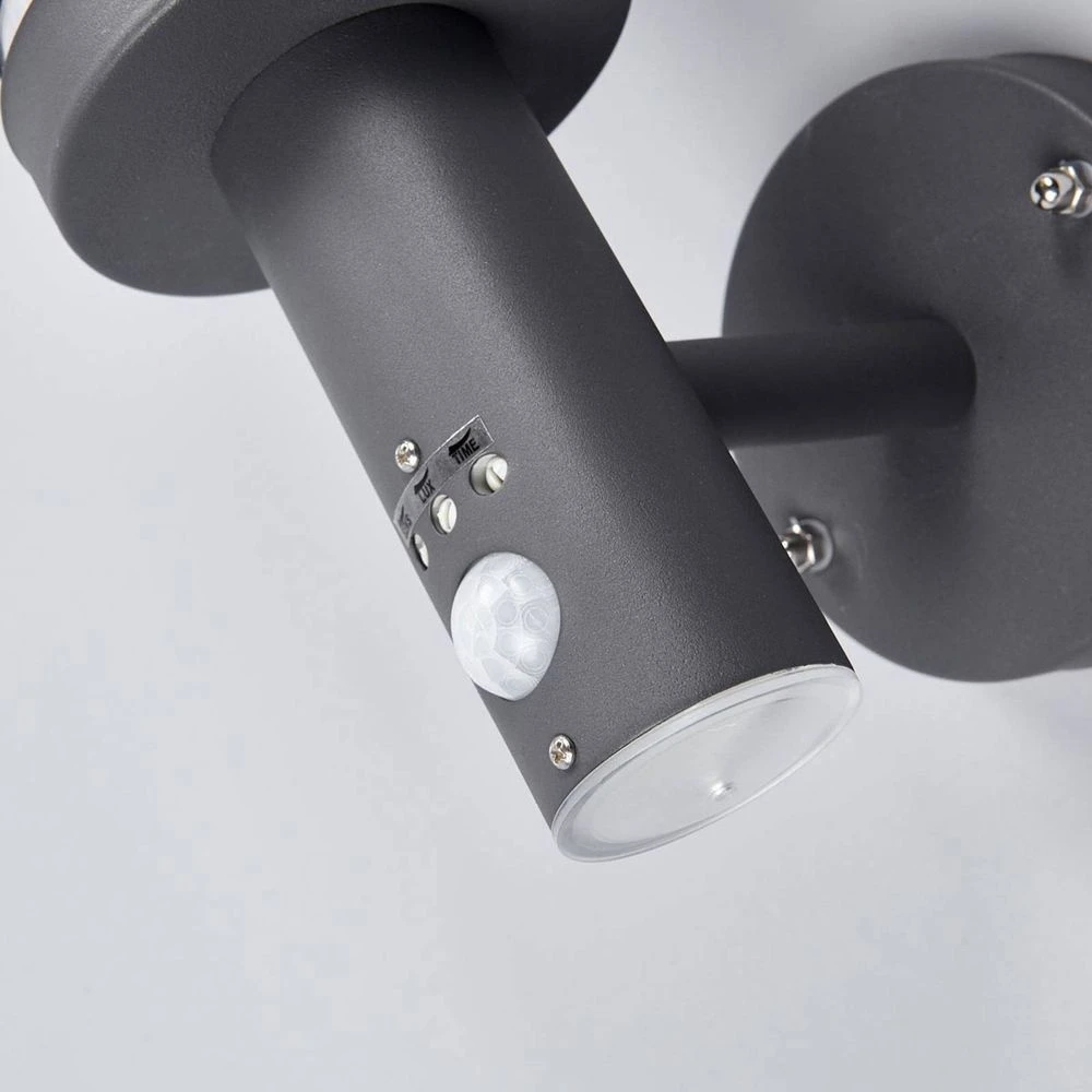 Djori Aplique De Pared Exterior W/Sensor Dark Grey - Lindby 5 Djori Aplique De Pared Exterior W/Sensor Dark Grey - Lindby - Imagen 5