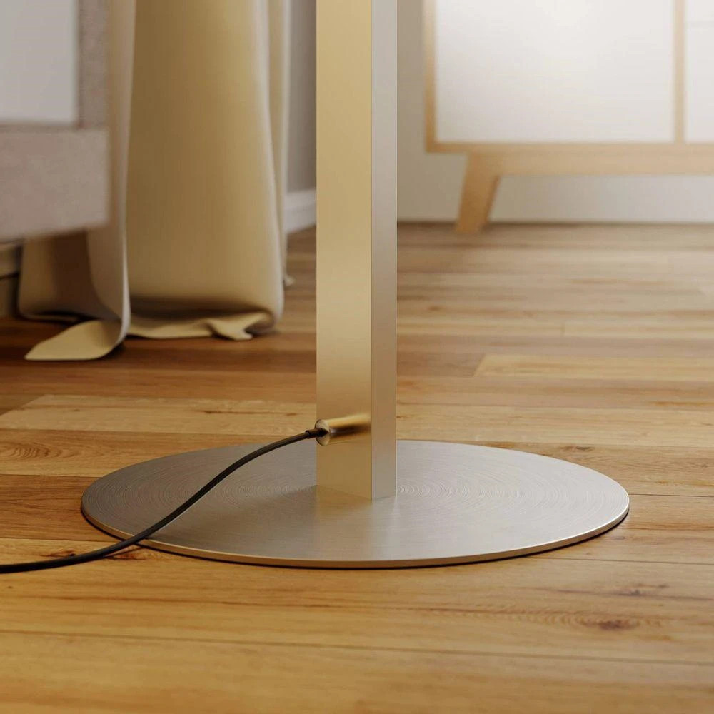 Auron Lámpara De Pie Nickel/White - Lindby 5 Auron Lámpara De Pie Nickel/White - Lindby - Imagen 5