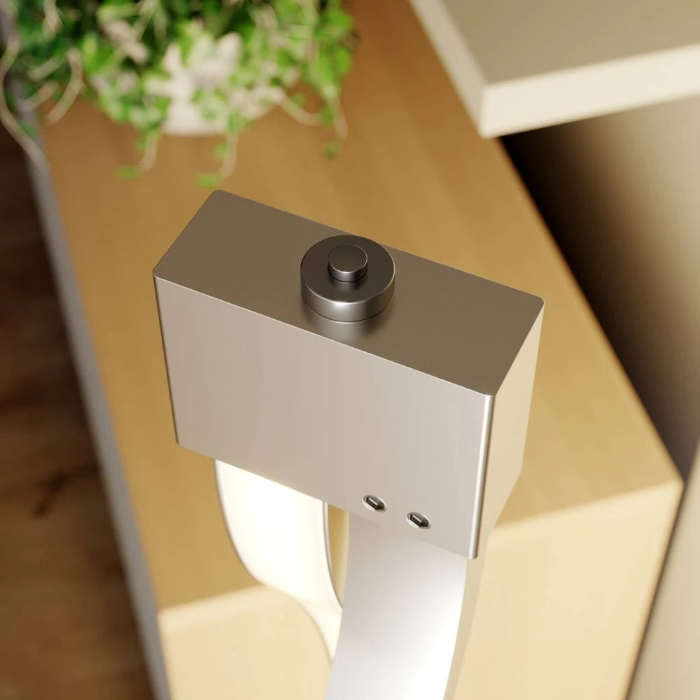 Auron Lámpara De Pie Nickel/White - Lindby 6 Auron Lámpara De Pie Nickel/White - Lindby - Imagen 6