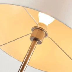 Parsa Lámpara De Pie White - Lindby -Ofertas Flos Tienda 42510965313296