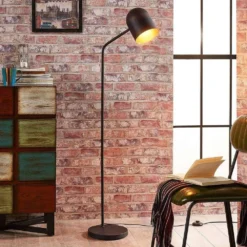 Morik Lámpara De Pie Black/Gold - Lindby 8 Morik Lámpara De Pie Black/Gold - Lindby -Ofertas Flos Tienda 42510965322583