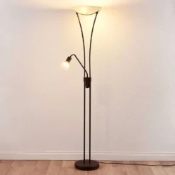 Felicia Lámpara De Pie Rust/Amber - Lindby 8 Felicia Lámpara De Pie Rust/Amber - Lindby -Ofertas Flos Tienda 42510965326093