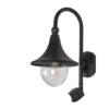 Daphne Aplique De Pared Exterior W/Sensor Antique Black - Lindby