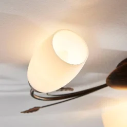 Stefania 3 Lámpara De Techo White/Black-Gold - Lindby -Ofertas Flos Tienda 42510965348945