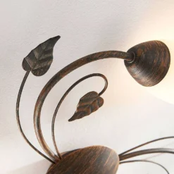 Stefania 3 Lámpara De Techo White/Black-Gold - Lindby -Ofertas Flos Tienda 42510965348946