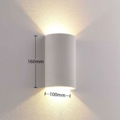 Jenke LED Aplique De Pared Cast White - Lindby -Ofertas Flos Tienda 42510965357234