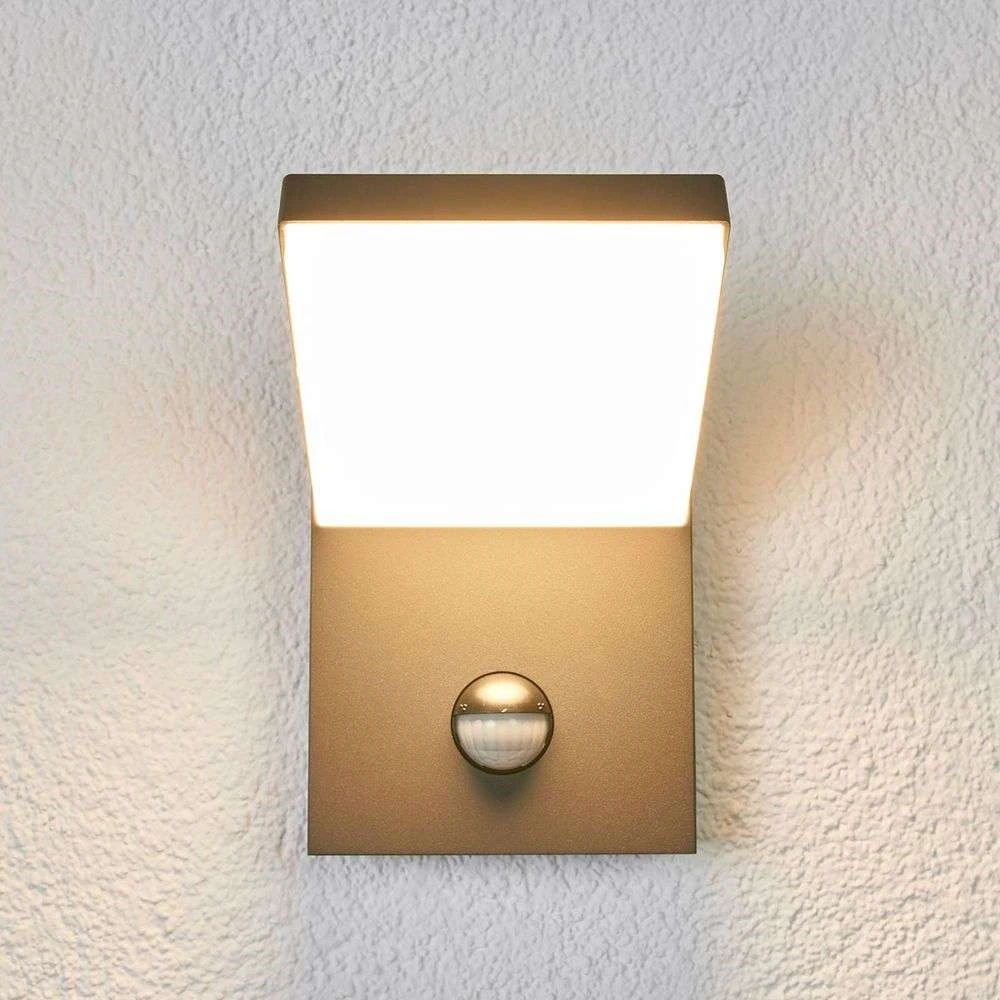 Yolena LED Aplique Exterior De Pared W/sensor Gris - Arcchio 4 Yolena LED Aplique Exterior De Pared W/sensor Gris - Arcchio - Imagen 4