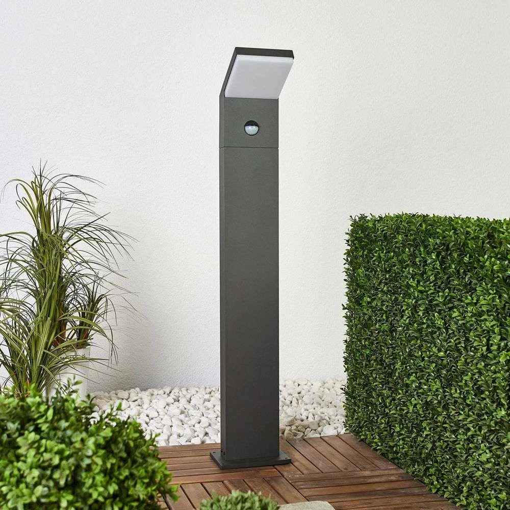 Yolena Lámpara Para Jardín W/Sensor H100 Dark Grey/White - Arcchio 3 Yolena Lámpara Para Jardín W/Sensor H100 Dark Grey/White - Arcchio - Imagen 3