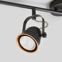 Leonor Lámpara De Techo Black/Gold - Lindby -Ofertas Flos Tienda 42510965361335