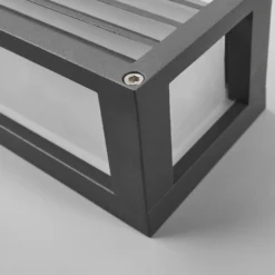 Aurelien Cover Long Udendørs Aplique De Pared Dark Grey/White - Lucande -Ofertas Flos Tienda 42510965379494