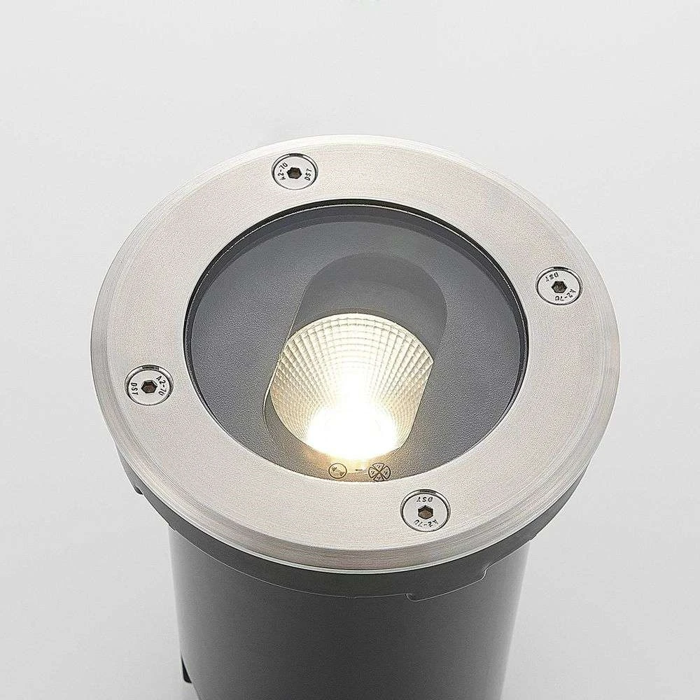 Doris Udendørs Spot Exterior Empotrable De Suelo Steel - Lucande 6 Doris Udendørs Spot Exterior Empotrable De Suelo Steel - Lucande - Imagen 6