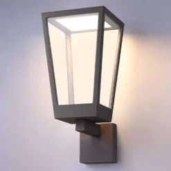 Chaja Udendørs Aplique De Pared Dark Grey/Clear - Lucande 11 Chaja Udendørs Aplique De Pared Dark Grey/Clear - Lucande -Ofertas Flos Tienda 42510965389396