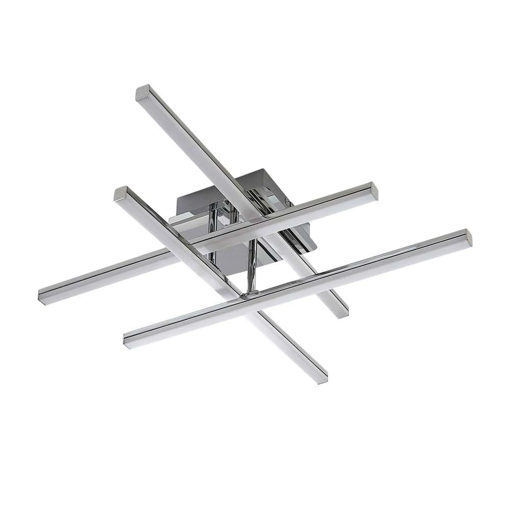 Korona Lámpara De Techo Chrome - Lindby 1 Korona Lámpara De Techo Chrome - Lindby