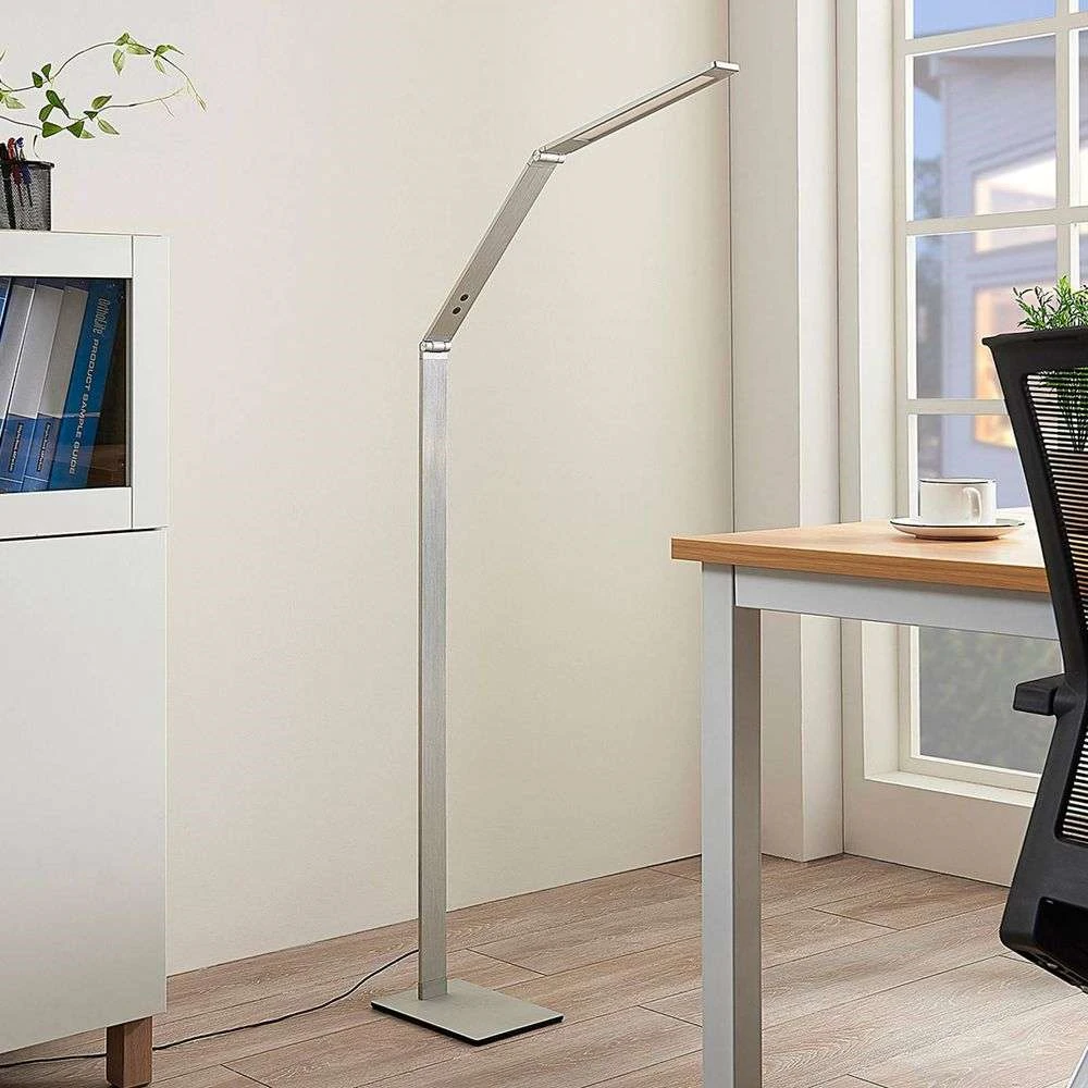 Nicano Lámpara De Pie Alu - Lucande 3 Nicano Lámpara De Pie Alu - Lucande - Imagen 3