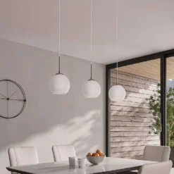 Sofian Lámpara Colgante White/Nickel - Lindby -Ofertas Flos Tienda 42510965454253