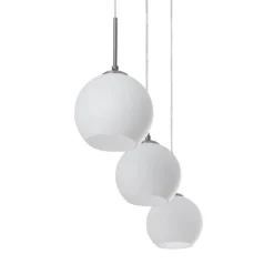 Sofian Lámpara Colgante White/Nickel - Lindby -Ofertas Flos Tienda 42510965454256