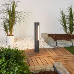 Tomas Lámpara Para Jardín H40 Dark Grey/White - Lucande 10 Tomas Lámpara Para Jardín H40 Dark Grey/White - Lucande -Ofertas Flos Tienda 42510965477025