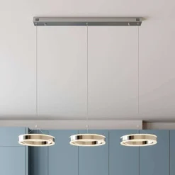 Lyani Lámpara Colgante L115 Chrome/White - Lucande 9 Lyani Lámpara Colgante L115 Chrome/White - Lucande -Ofertas Flos Tienda 42510965502904