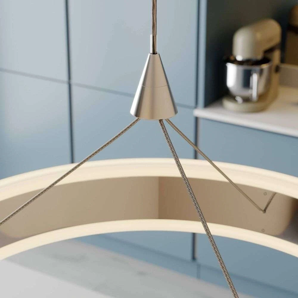 Lyani Lámpara Colgante L115 Chrome/White - Lucande 5 Lyani Lámpara Colgante L115 Chrome/White - Lucande - Imagen 5