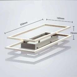 Quadra Lámpara De Techo Dim. S Steel/White - Lucande 9 Quadra Lámpara De Techo Dim. S Steel/White - Lucande -Ofertas Flos Tienda 42510965509484