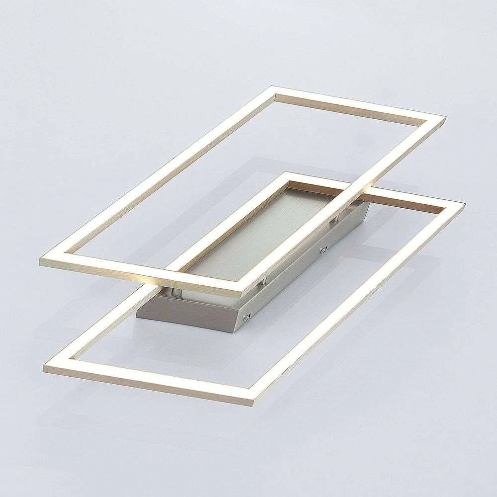 Quadra Lámpara De Techo Dim. S Steel/White - Lucande 6 Quadra Lámpara De Techo Dim. S Steel/White - Lucande - Imagen 6