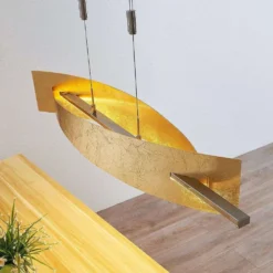 Marija Lámpara Colgante L100 Gold/Silver - Lucande 9 Marija Lámpara Colgante L100 Gold/Silver - Lucande -Ofertas Flos Tienda 42510965526834