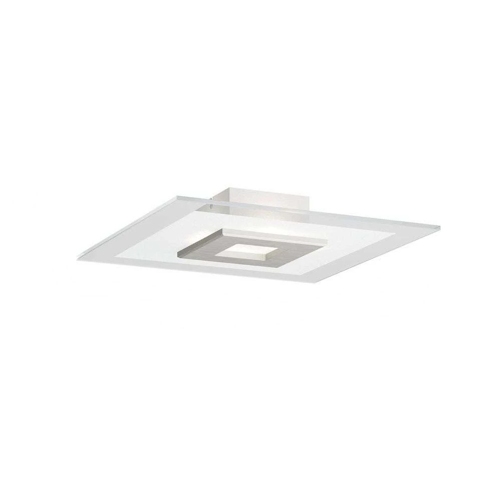 Tian Lámpara De Techo 39x39 Alu/Clear - Lucande 1 Tian Lámpara De Techo 39x39 Alu/Clear - Lucande