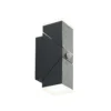 Sally Aplique De Pared Exterior W/Sensor Dark Grey/White - Lindby