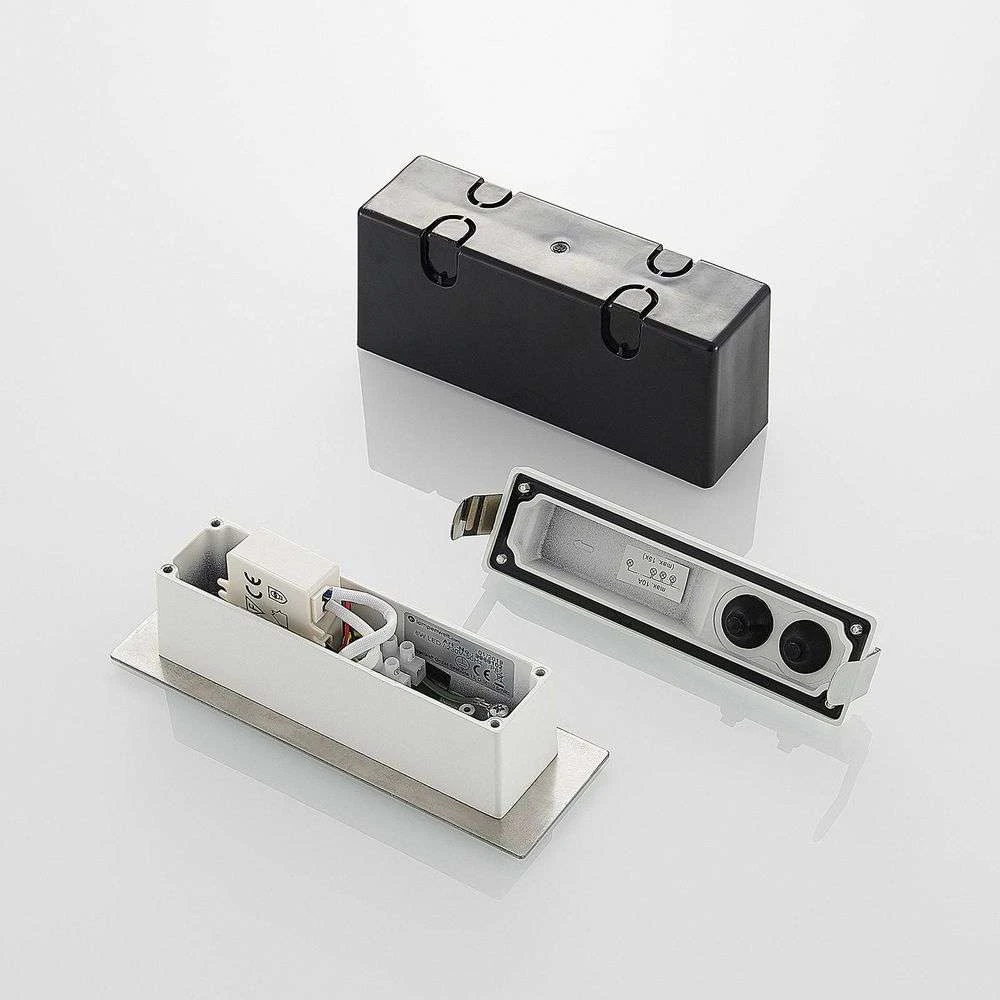 Roni Short Empotrable Aplique De Pared Exterior Steel - Lucande 6 Roni Short Empotrable Aplique De Pared Exterior Steel - Lucande - Imagen 6