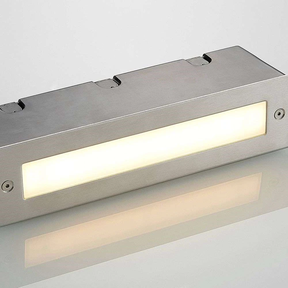 Roni Long Empotrable Aplique De Pared Exterior Steel - Lucande 6 Roni Long Empotrable Aplique De Pared Exterior Steel - Lucande - Imagen 6