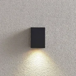 Lavina Down Aplique Pared Exterior Dark Grey - Lucande -Ofertas Flos Tienda 42510965559744