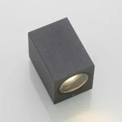 Lavina Down Aplique Pared Exterior Dark Grey - Lucande -Ofertas Flos Tienda 42510965559746