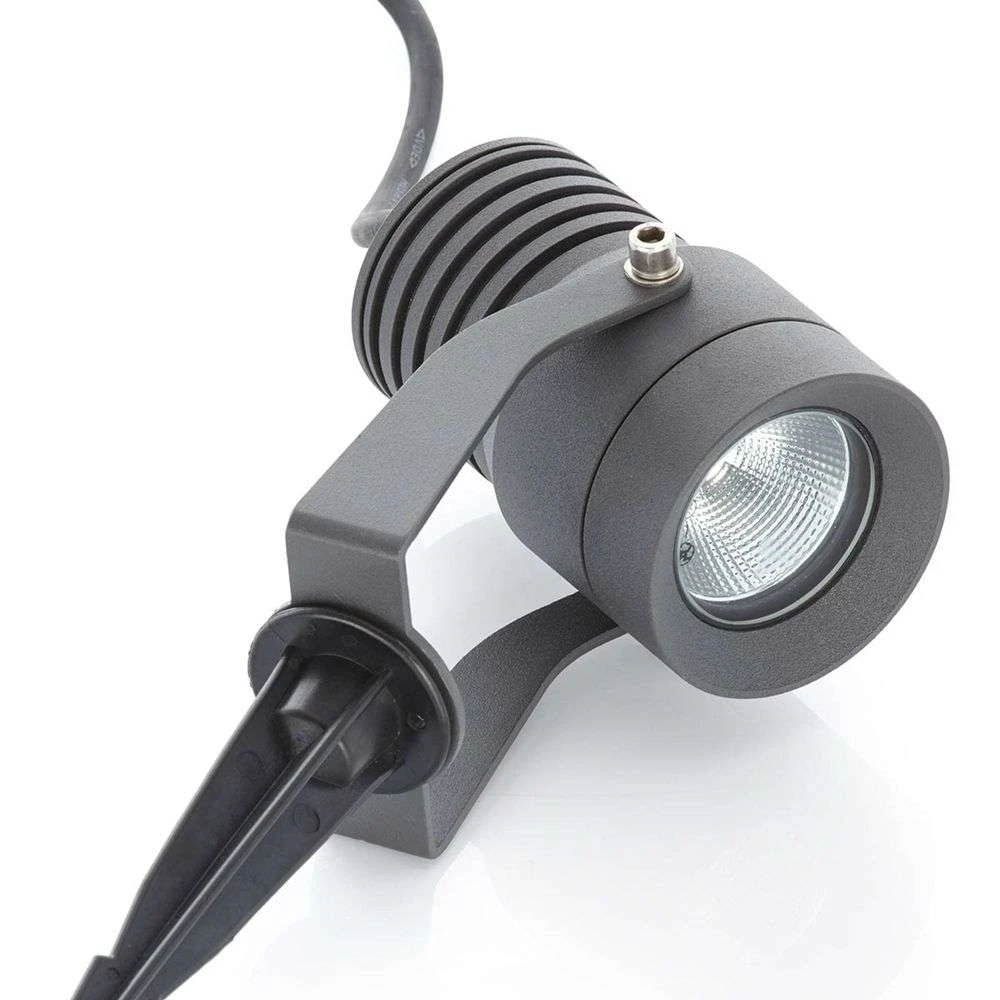 Jon Exterior Spot W/Spike Dark Grey - Lucande 5 Jon Exterior Spot W/Spike Dark Grey - Lucande - Imagen 5