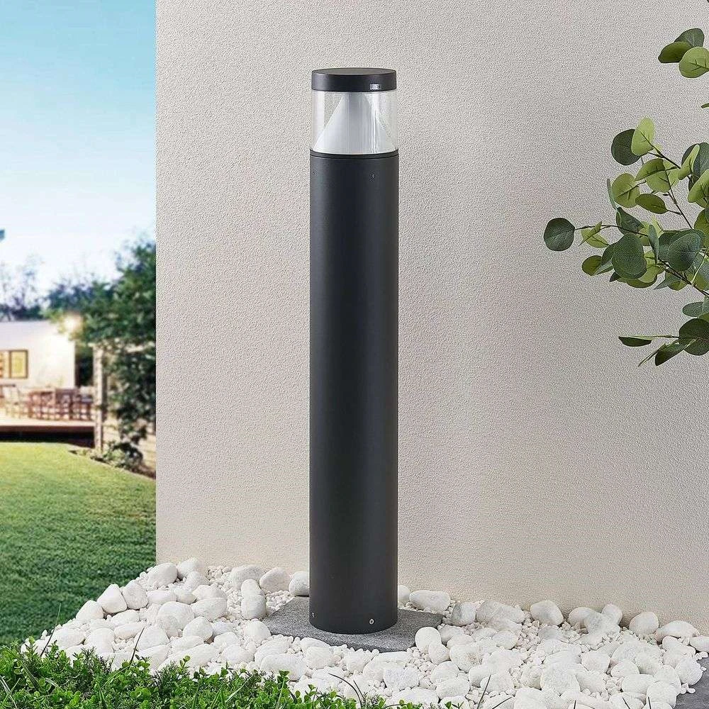 Darja Lámpara Para Jardín Dark Grey/White - Lucande 2 Darja Lámpara Para Jardín Dark Grey/White - Lucande - Imagen 2