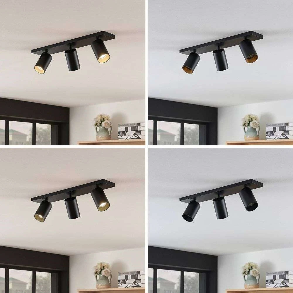 Brinja 3 Lámpara De Techo Black/Gold - Arcchio 5 Brinja 3 Lámpara De Techo Black/Gold - Arcchio - Imagen 5