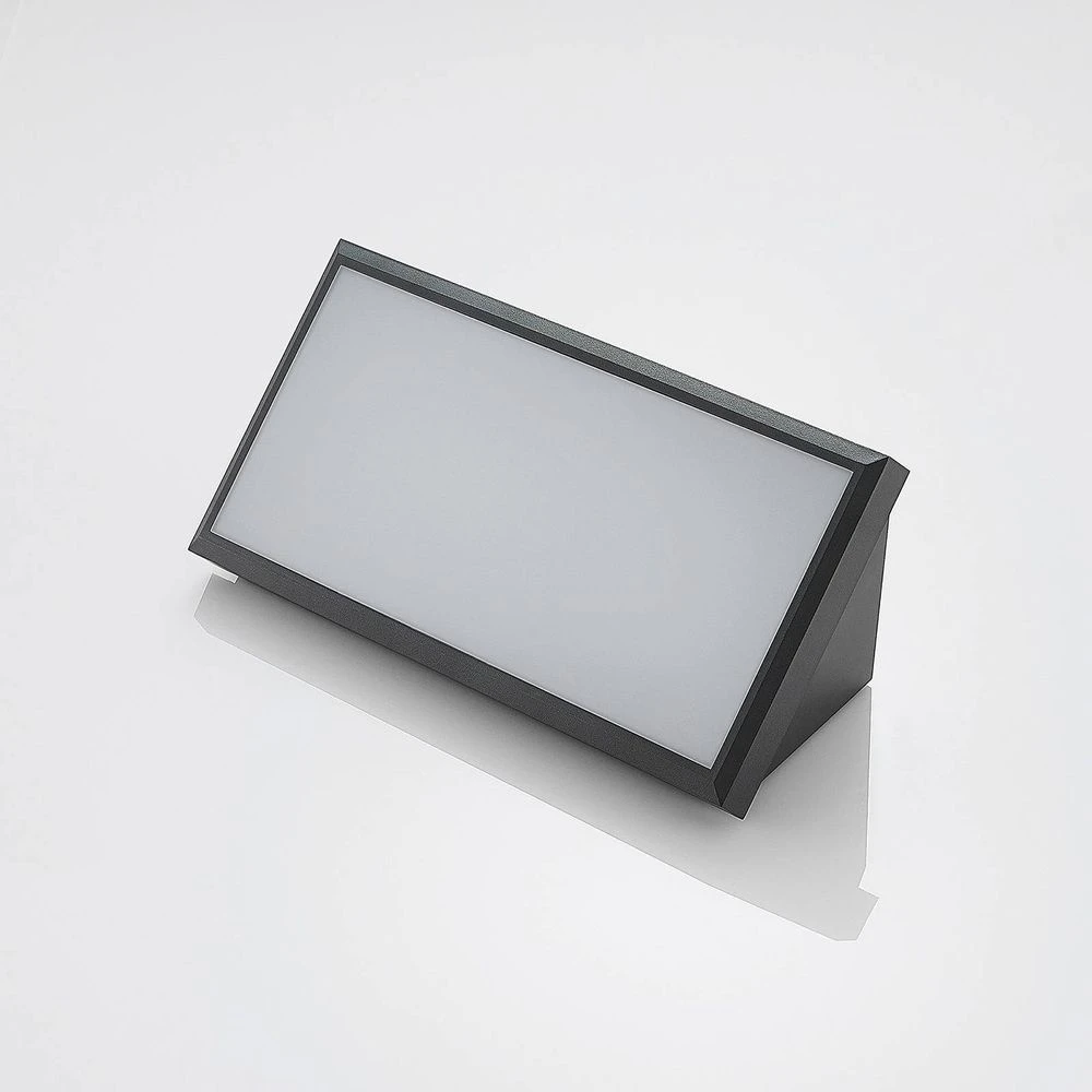 Abby Aplique De Pared Exterior Dark Grey/White - Lindby 4 Abby Aplique De Pared Exterior Dark Grey/White - Lindby - Imagen 4
