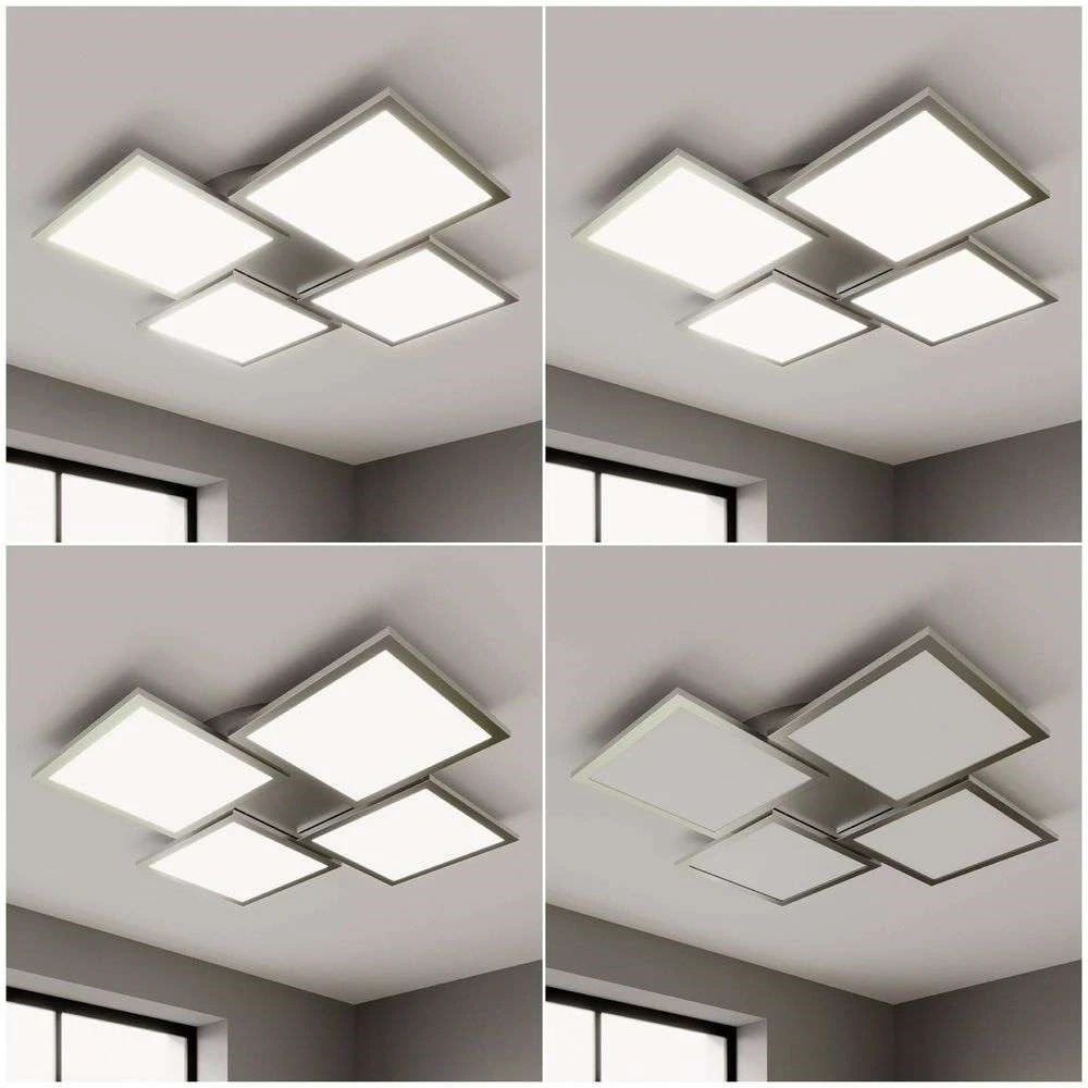 Ilira 4 Lámpara De Techo White/Silver - Lucande 3 Ilira 4 Lámpara De Techo White/Silver - Lucande - Imagen 3