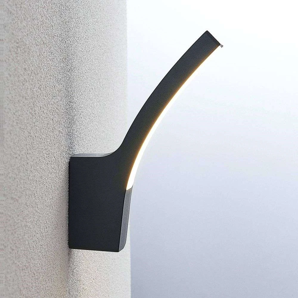 Ilvita Aplique De Pared Exterior Anthracite - Lindby 5 Ilvita Aplique De Pared Exterior Anthracite - Lindby - Imagen 5