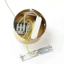 Hayley 1 Lámpara Colgante Ø9 Clear/Gold - Lucande -Ofertas Flos Tienda 42510965624396